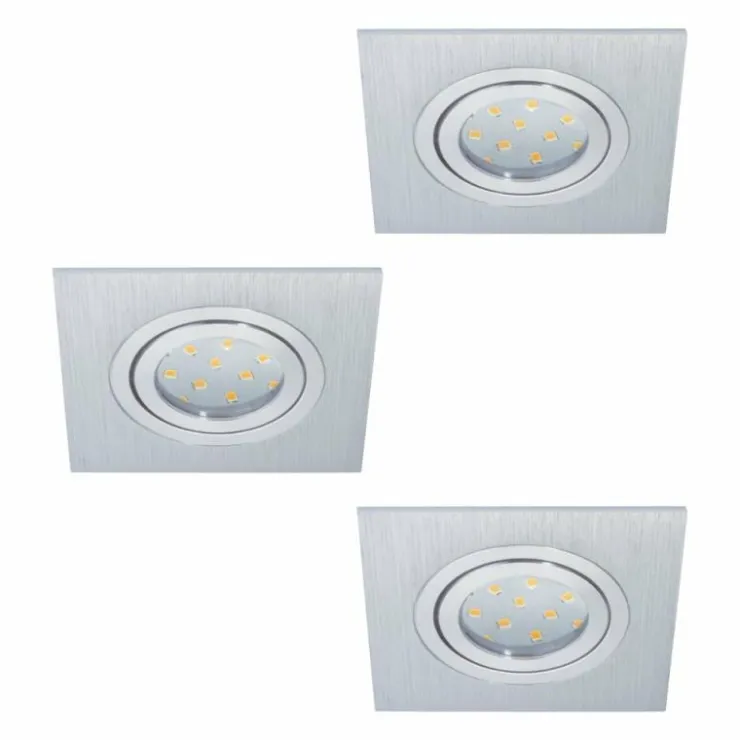 Luminaires Eglo Luminaires Encastrés|Spot encastrable Eglo AREITIO LED Aluminium, 3 lumières