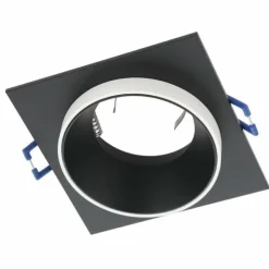 Luminaires Eglo Luminaires Encastrés|Spot encastrable Eglo CAROSSO Noir, Blanc, 1 lumière