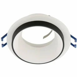 Luminaires Eglo Luminaires Encastrés|Spot encastrable Eglo CAROSSO Noir, Blanc, 1 lumière
