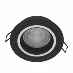 Spot encastrable Eglo CAROSSO-Z LED Noir, 1 lumière, Changeur de couleurs
