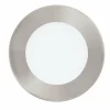 Luminaires Eglo Luminaires Encastrés|Spot encastrable Eglo FUEVA-C LED Nickel mat, 1 lumière, Changeur de couleurs