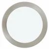 Luminaires Eglo Luminaires Encastrés|Spot encastrable Eglo FUEVA LED Nickel mat, 1 lumière
