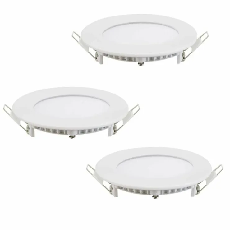 Luminaires Eglo Luminaires Encastrés|Spot encastrable Eglo FUEVAC LED Blanc, 3 lumières, Changeur de couleurs