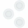 Luminaires Eglo Luminaires Encastrés|Spot encastrable Eglo FUEVA LED Blanc, 3 lumières