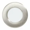 Luminaires Eglo Luminaires Encastrés|Spot encastrable Eglo FUEVA LED Nickel mat, 1 lumière