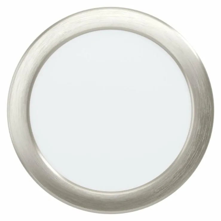 Luminaires Eglo Luminaires Encastrés|Spot encastrable Eglo FUEVA LED Nickel mat, 1 lumière