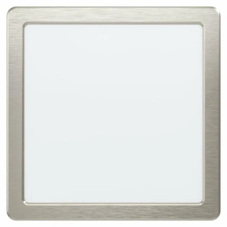 Luminaires Eglo Luminaires Encastrés|Spot encastrable Eglo FUEVA LED Nickel mat, 1 lumière