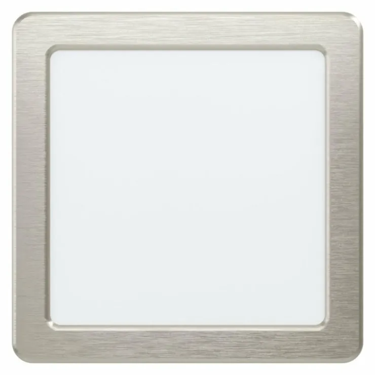 Luminaires Eglo Luminaires Encastrés|Spot encastrable Eglo FUEVA LED Nickel mat, 1 lumière