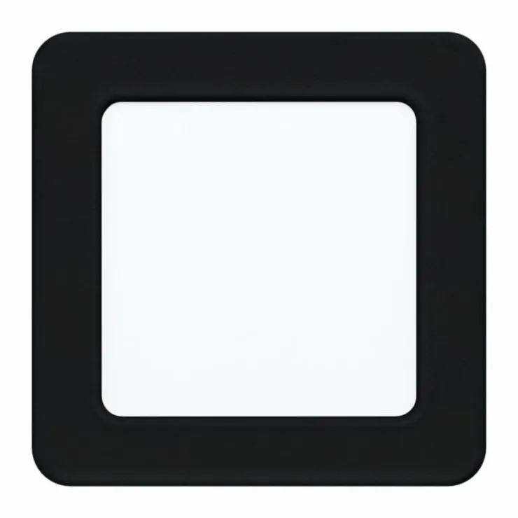 Luminaires Eglo Luminaires Encastrés|Spot encastrable Eglo FUEVA LED Noir, 1 lumière