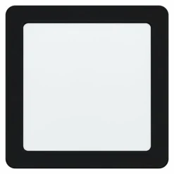 Luminaires Eglo Luminaires Encastrés|Spot encastrable Eglo FUEVA LED Noir, 1 lumière