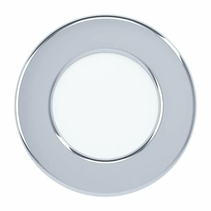 Luminaires Eglo Luminaires Encastrés|Spot encastrable Eglo FUEVA LED Chrome, 1 lumière