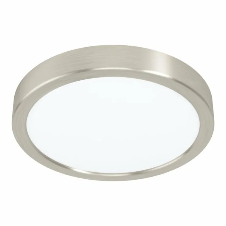 Luminaires Eglo Luminaires Encastrés|Spot encastrable Eglo FUEVA LED Nickel mat, 1 lumière