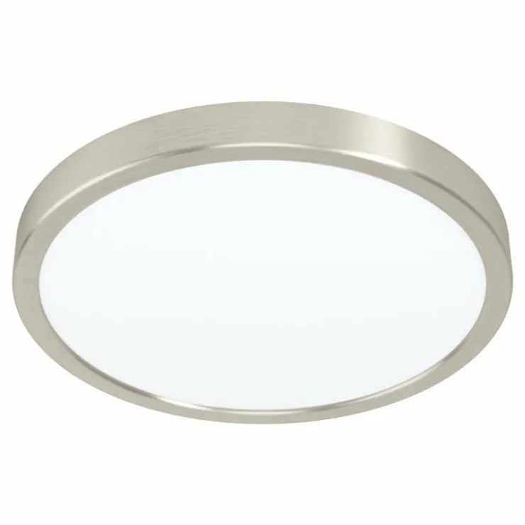 Luminaires Eglo Luminaires Encastrés|Spot encastrable Eglo FUEVA LED Nickel mat, 1 lumière
