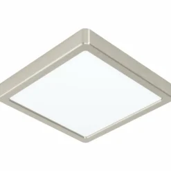 Luminaires Eglo Luminaires Encastrés|Spot encastrable Eglo FUEVA LED Nickel mat, 1 lumière