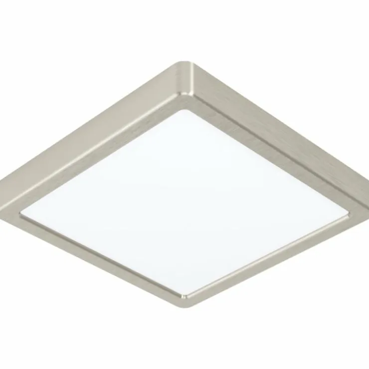 Luminaires Eglo Luminaires Encastrés|Spot encastrable Eglo FUEVA LED Nickel mat, 1 lumière