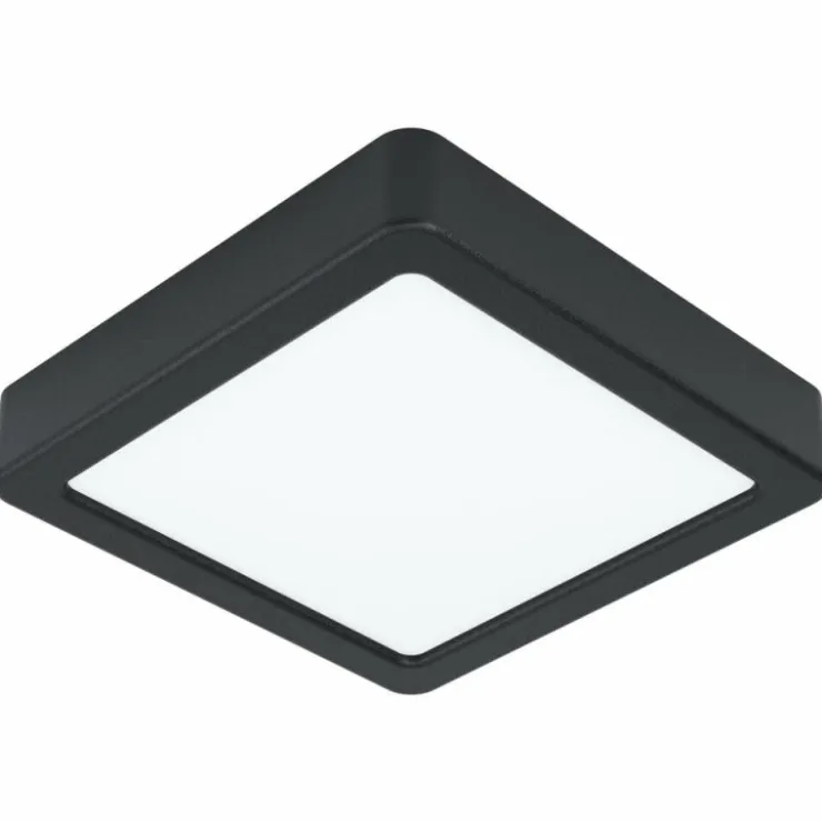 Luminaires Eglo Luminaires Encastrés|Spot encastrable Eglo FUEVA LED Noir, 1 lumière