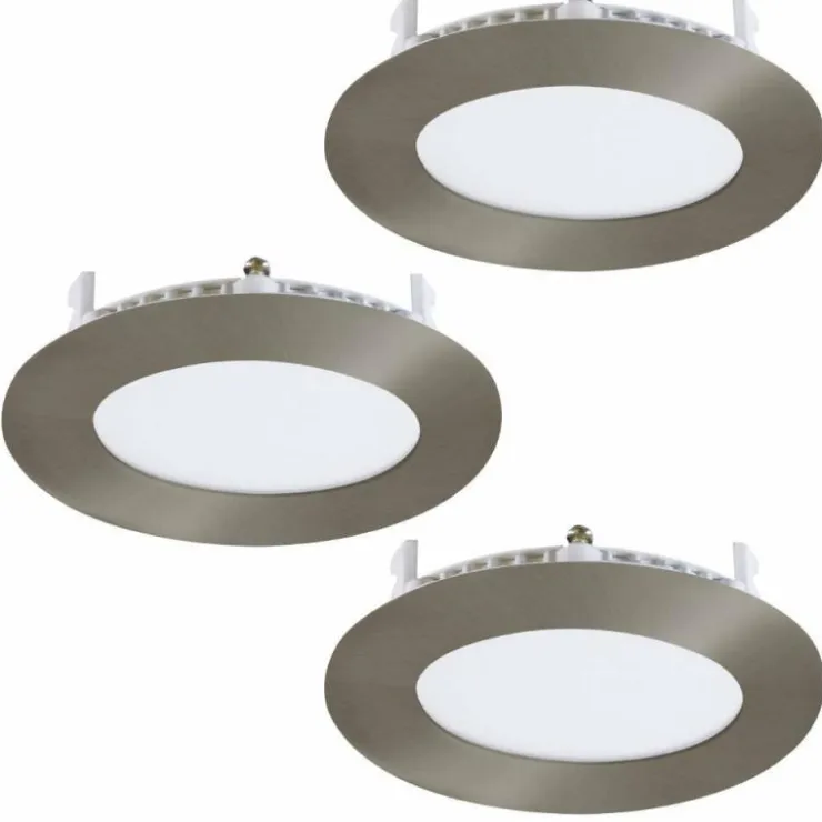 Luminaires Eglo Luminaires Encastrés|Spot encastrable Eglo FUEVA LED Blanc, 3 lumières
