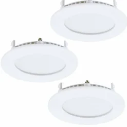 Luminaires Eglo Luminaires Encastrés|Spot encastrable Eglo FUEVA LED Blanc, 3 lumières