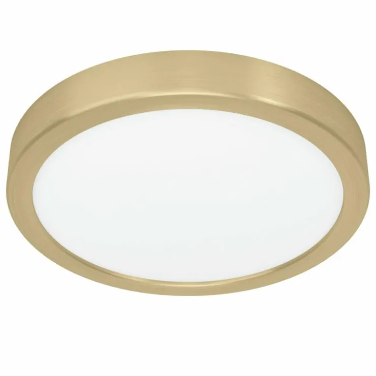 Luminaires Eglo Luminaires Encastrés|Spot encastrable Eglo FUEVA 5 LED Laiton, 1 lumière