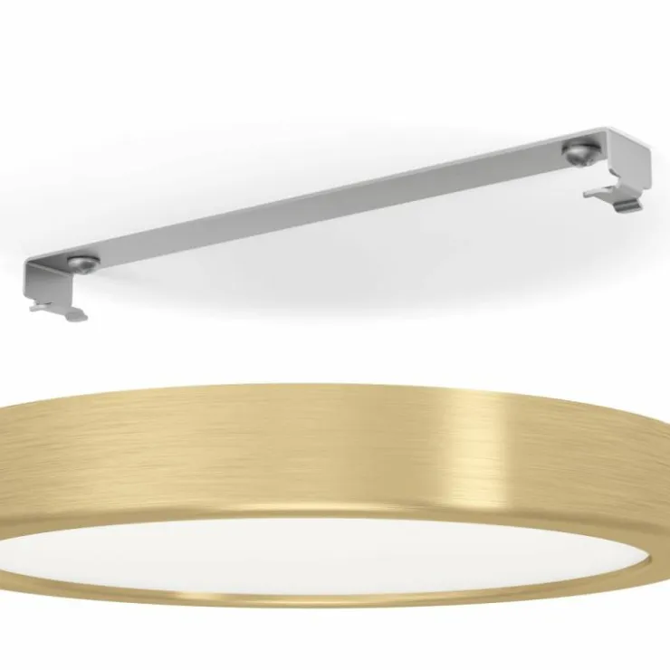 Luminaires Eglo Luminaires Encastrés|Spot encastrable Eglo FUEVA 5 LED Laiton, 1 lumière