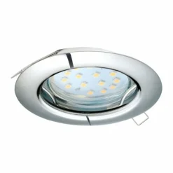 Luminaires Eglo Luminaires Encastrés|Spot encastrable Eglo PENETO LED Chrome, 1 lumière