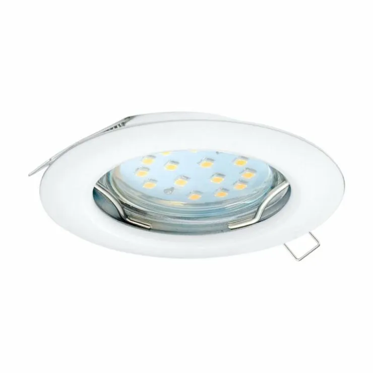 Luminaires Eglo Luminaires Encastrés|Spot encastrable Eglo PENETO LED Blanc, 1 lumière