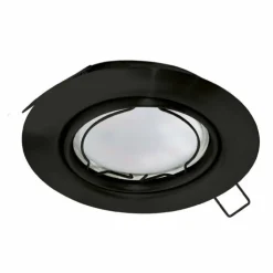 Luminaires Eglo Luminaires Encastrés|Spot encastrable Eglo PENETO LED Noir, 1 lumière