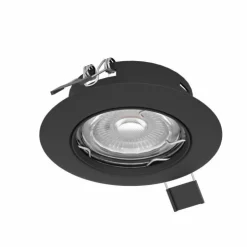 Luminaires Eglo Luminaires Encastrés|Spot encastrable Eglo PENETO LED Noir, 1 lumière