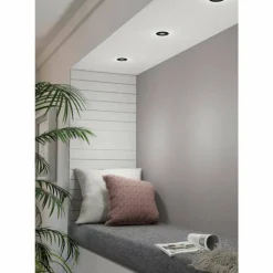 Luminaires Eglo Luminaires Encastrés|Spot encastrable Eglo PENETO LED Noir, 3 lumières