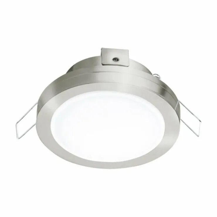 Luminaires Eglo Luminaires Encastrés|Spot encastrable Eglo PINEDA 1 LED Nickel mat, 1 lumière