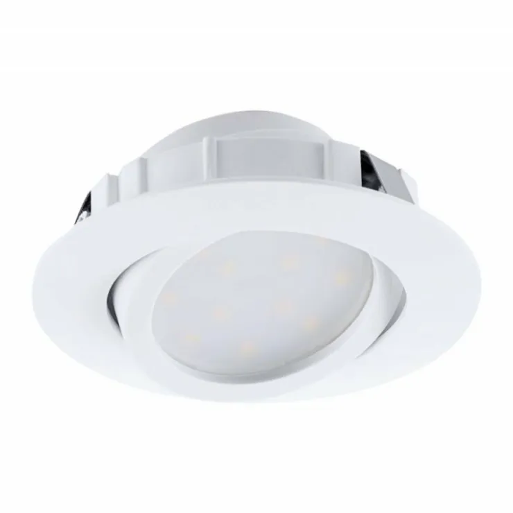 Luminaires Eglo Luminaires Encastrés|Spot encastrable Eglo PINEDA LED Blanc, 1 lumière