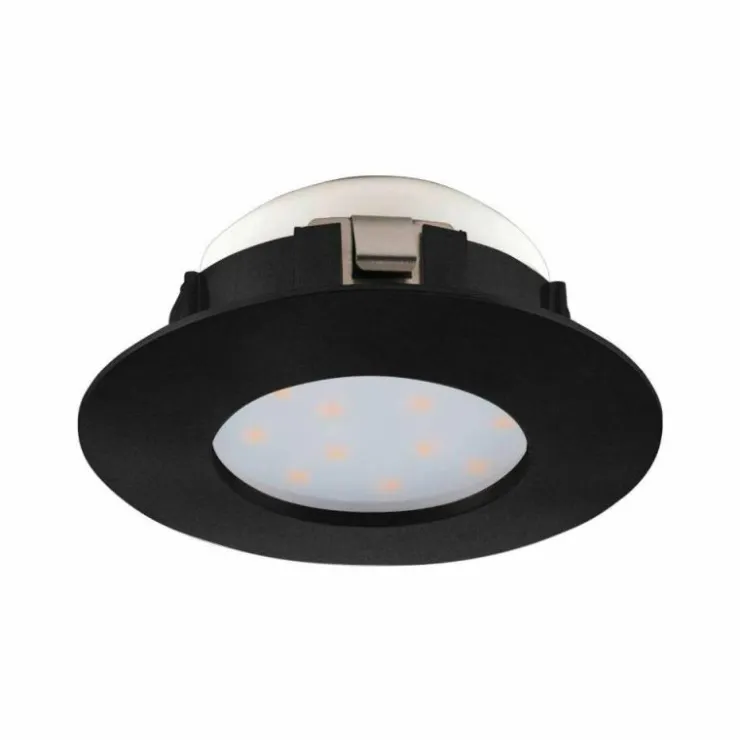 Luminaires Eglo Luminaires Encastrés|Spot encastrable Eglo PINEDA LED Noir, 1 lumière