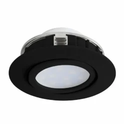 Luminaires Eglo Luminaires Encastrés|Spot encastrable Eglo PINEDA LED Noir, 1 lumière