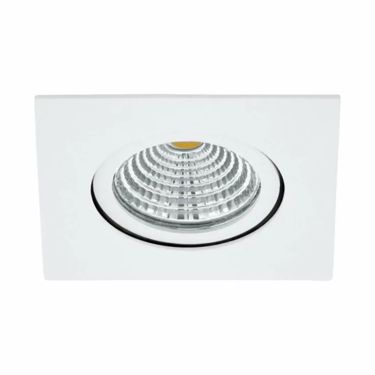 Luminaires Eglo Luminaires Encastrés|Spot encastrable Eglo SALICETO LED Blanc, 1 lumière