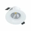 Luminaires Eglo Luminaires Encastrés|Spot encastrable Eglo SALICETO LED Blanc, 1 lumière