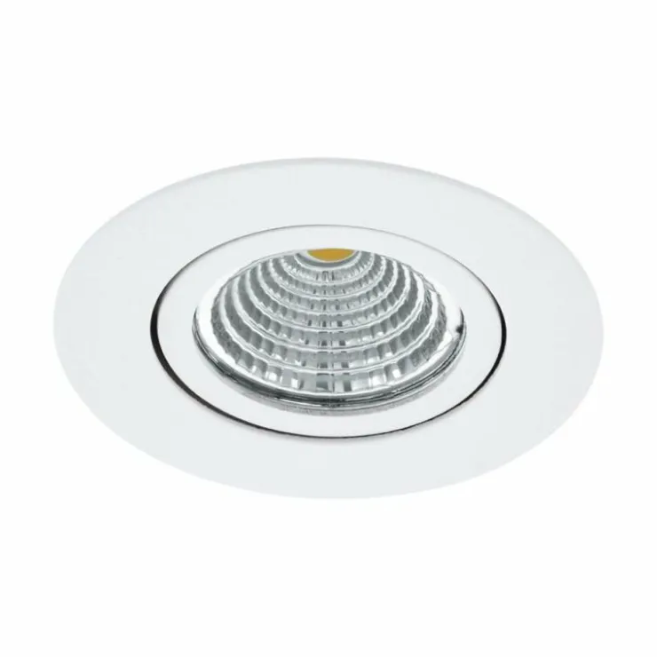 Luminaires Eglo Luminaires Encastrés|Spot encastrable Eglo SALICETO LED Blanc, 1 lumière