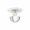 Luminaires Eglo Luminaires Encastrés|Spot encastrable Eglo SALUZZO Blanc, 1 lumière
