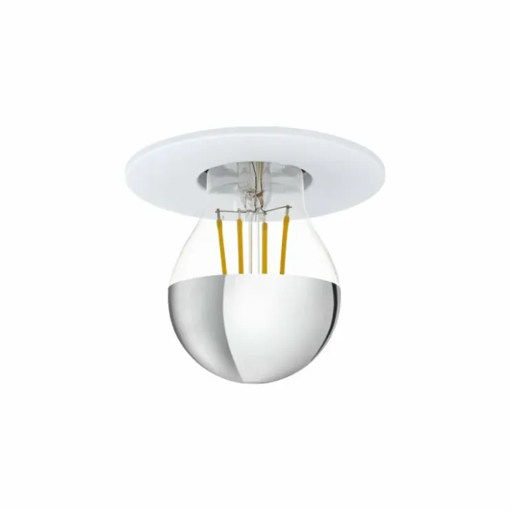 Luminaires Eglo Luminaires Encastrés|Spot encastrable Eglo SALUZZO Blanc, 1 lumière