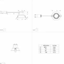 Luminaires Eglo Luminaires Encastrés|Spot encastrable Eglo SALICETO LED Noir, 3 lumières
