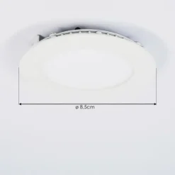 hofstein Luminaires Encastrés|Spot encastrable Finsrud LED Blanc, 1 lumière