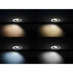 Spot encastrable, kit d'extension Philips Hue Ambiance White Milliskin Blanc, 1 lumière, Télécommandes