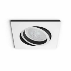 Spot encastrable, kit d'extension Philips Hue Ambiance White & Color Centura Blanc, 1 lumière, Changeur de couleurs
