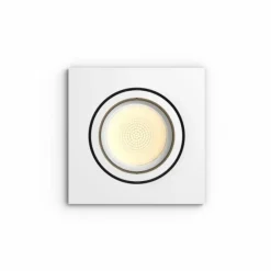Spot encastrable, kit d'extension Philips Hue Ambiance White & Color Centura Blanc, 1 lumière, Changeur de couleurs