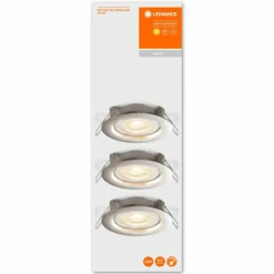 Luminaires Ledvance Luminaires Encastrés|Spot encastrable LEDVANCE Spot Acier inoxydable, 3 lumières