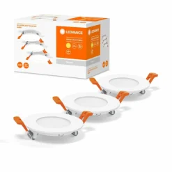 Luminaires Ledvance Luminaires Encastrés|Spot encastrable LEDVANCE DOWNLIGHT SLIM Blanc, 3 lumières
