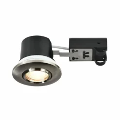 Luminaires Nordlux Luminaires Encastrés|Spot encastrable Nordlux UMBERTO LED Nickel mat, Noir, 1 lumière