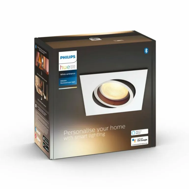 Spot encastrable Philips Hue Milliskin LED Blanc, 1 lumière
