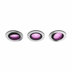 Spot encastrable Philips Hue Centura LED Blanc, 3 lumières