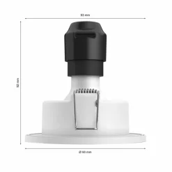 Spot encastrable Philips Hue Xamento LED Chrome, 3 lumières