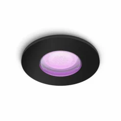 Spot encastrable Philips Hue Xamento LED Noir, 1 lumière, Changeur de couleurs
